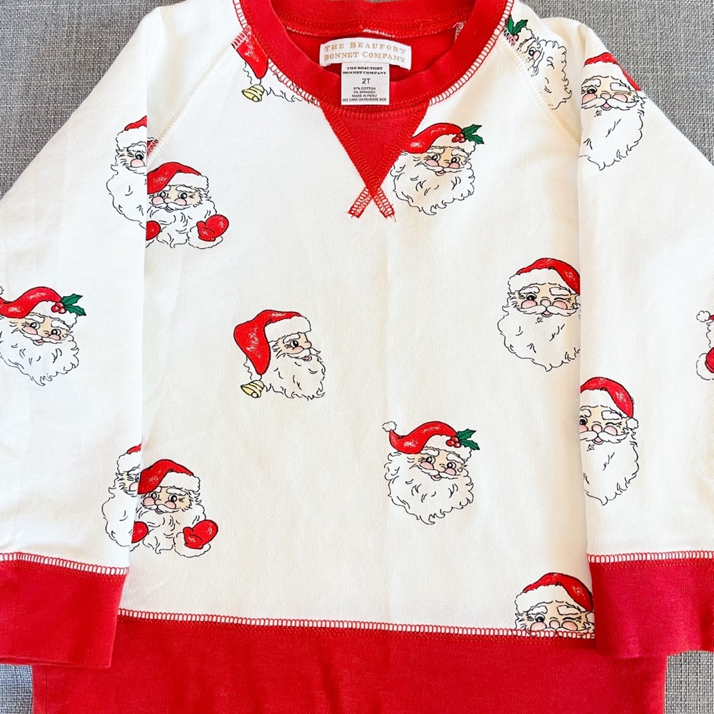 TBBC Santa Crewneck 2T (runs big) - VGUC